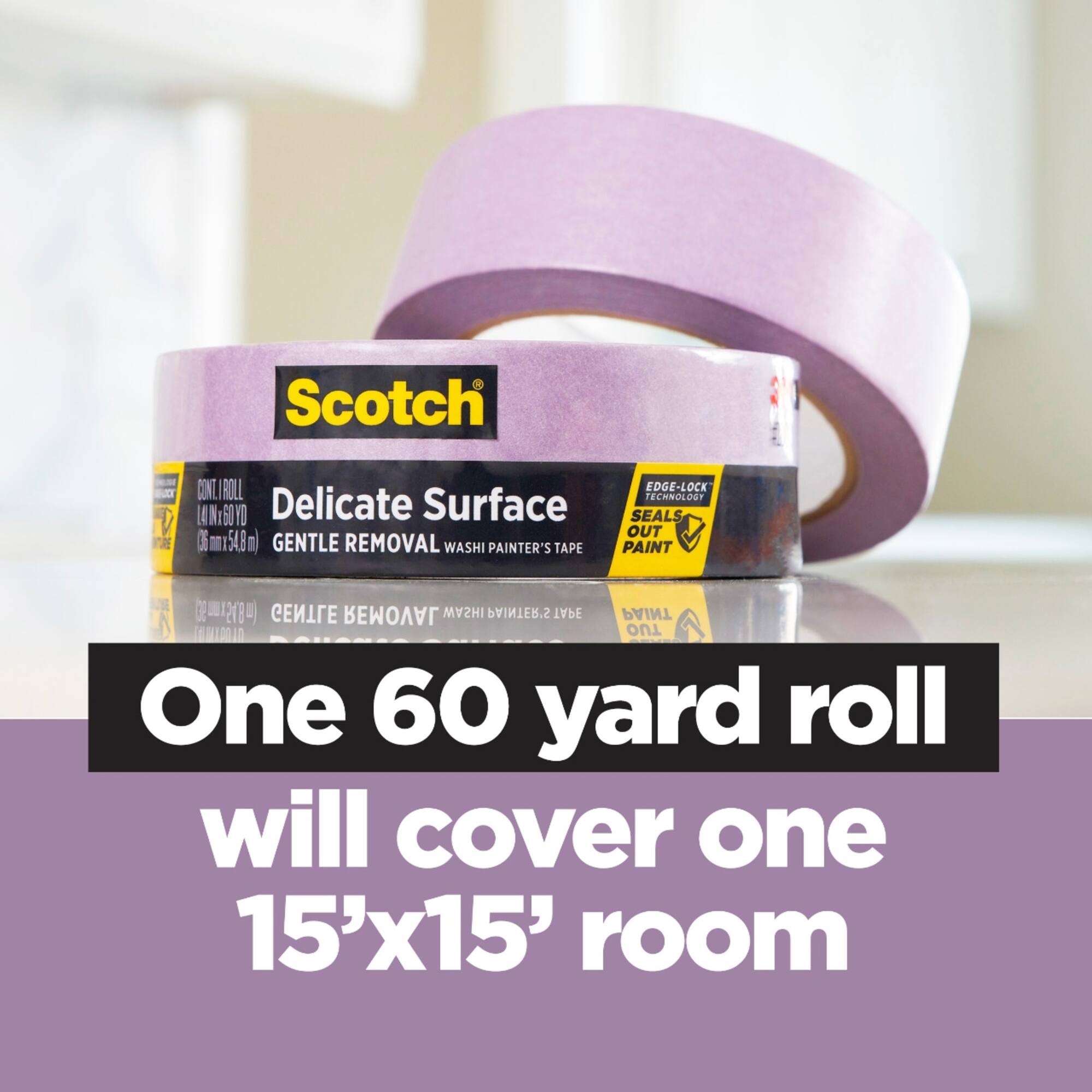 Scotch® 0.94" x 60yd. Delicate Surface Painter's Tape